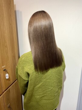 イオエ(ioe) 似合わせカット/メルティカラー/ウェーブミディアム/着物