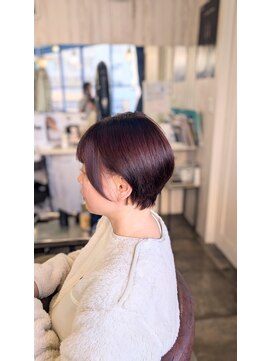 ヘアリゾートエーアイ 浅草店(hair resort Ai) チェリーレッド/ボルド/チェリーブラウン/丸みショート
