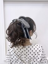 リアン 八幡筋店(lien)&nbsp;お気に入りスカーフでポニーアレンジ♪