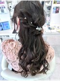 【ChaoMICHI yu-ka】ヘアアレンジ　ハーフアップ