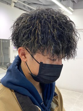 エルマーク 京都河原町(L-MARK) ツイストスパイラル波巻きパーマスパイラルパーマパーマメンズ