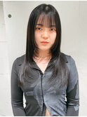 王道ロングレイヤーカットスタイル