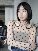 ミディアムロング顔周りレイヤーおくれ毛前髪万代新潟
