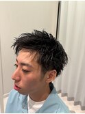 メンズ,スパイキーショート