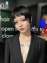 キジ(KIJI) ショートレイヤー/ショートボブ/ショートカット/ショートバング