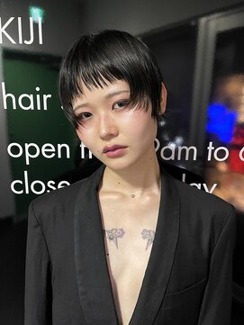 キジ(KIJI) ショートレイヤー/ショートボブ/ショートカット/ショートバング