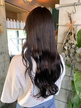 ファスナー(fustener) purple color × long