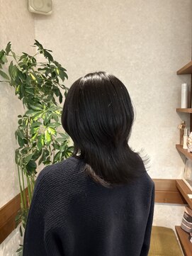 ナチュラルロングウルフ