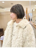モリオ フロム ロンドン サッポロファクトリー店(morio FROM LONDON) morio札幌 札幌ボブ ミニボブ 内巻きボブ ベージュカラー