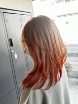 ノイ(noi)&nbsp;ベージュ×裾オレンジ