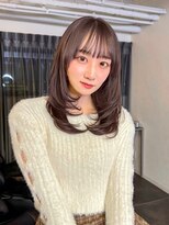 アテナ(ATENA)&nbsp;直樹/顔周りローレイヤー/ミディアムレイヤー/ハッシュカット