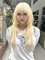 エンネ 新宿(enne) ハッシュカット×抜きっぱなしケアブリーチ1.5回