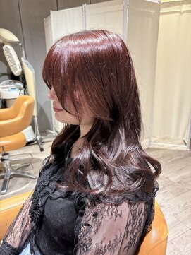 ジャストビューティ ルフレ 金沢八景店(Just Beauty Rufure) ピンクラベンダー/レイヤーカット／金沢八景