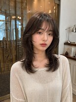 フリック 京都河原町店(FLICK) ロング/韓国風レイヤー/インナーカラー/白髪ぼかし/京都/河原町