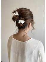 ペグ(Peg) twin ribbon hair arrange♪