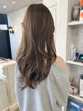 キャアリー(Caary) 福山市Caary艶髪ロングハイレイヤーハッシュカット立体感ロング