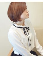 エム 綾瀬店(hair make e6+) 長めバング◇ひし形ボブ