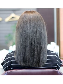 美容室 ドリームスタイル 倉敷店 透明感ダークアッシュ×ミディアムストレート