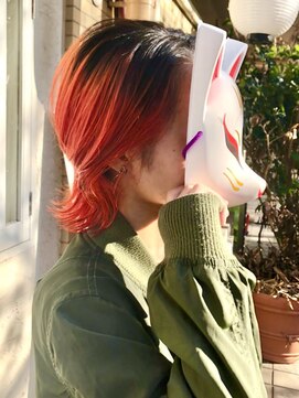 コマ(coma) 【coma中野】クールウルフスタイル＿ビビッドレッド