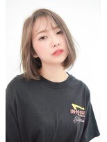 アンジェリカ 岡山店(ANGELICA)&nbsp;ANGELICAシースルーアンニュイ ボブ