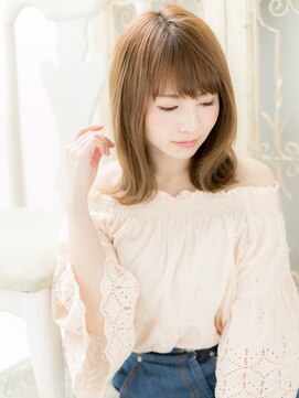 モッズ ヘア 福岡姪浜店(mod's hair) *mod's姪浜*…ピンクグレージュアンニュイ外ハネくびれヘアd