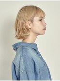 ボブ/カーキグレージュ/マッシュショート/大人かわいい[新宿駅]
