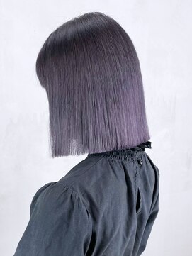 アイティーバイアルバム 八王子店(IT by ALBUM) バイオレットボブ_ミニウルフテラコッタくすみブルー_ba323302