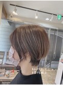 REAL SALON WORK～大人可愛い20代30代くびれ丸みショートボブ