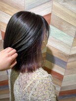 ヘアートゥリース(hair trees)&nbsp;外ハネボブ＋インナーカラー