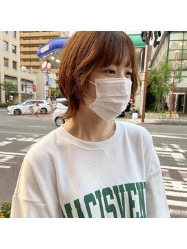 ボアップ 京橋店(boappu) #ウルフ #顔まわり #ばっさり