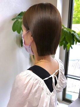 ヘアサロン セロ(Hair Salon SERO) 【セロ姫路】切りっぱなしボブ/まろやかブラウン