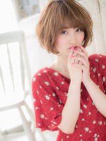 モッズ ヘア 福岡姪浜店(mod's hair)&nbsp;mod's姪浜カーキベージュフレンチガーリーくせ毛風Ａラインボブh