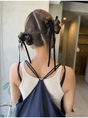 お呼ばれアレンジ♪20代30代大人可愛いタイトツインシニョン
