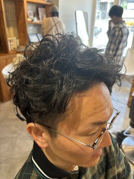 アメラボ(AmeLab) 名古屋天白区梅ヶ丘メンズ朝楽ボリュームアップパーマ