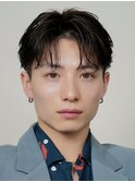 韓国マッシュセンターパートダウンパーマニュアンスパーマウルフ