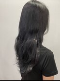 黒髪暗髪 ゆるふわウェーブロング ツヤ髪髪質改善