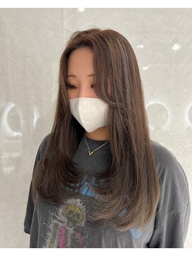 レーヴバイフィガロ(REVE by FIGARO) ハイライトカラーミルクティーベージュケアブリーチダブルカラー