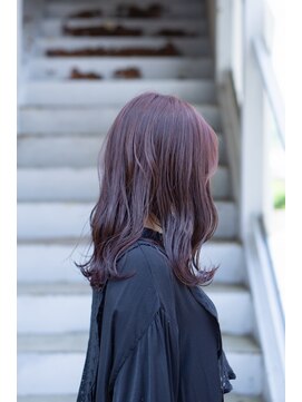 髪と生活 美容室 大人なローズブラウンカラー