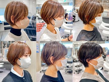 ラベルムバイエーケー(La Belleme by AK)の写真/【金剛/駐車場あり】垢抜けショート、ボブはお任せ★扱いやすく、朝のセットが楽なスタイルが人気☆