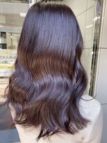 シェノン 梅田(CHAINON) 黒髪風ラベンダー×小顔レイヤーカット