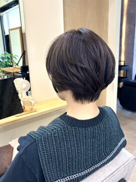 バッカ 横浜桜木町店(BACCA) くびれショート、ラベンダーアッシュ
