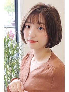 アイ(I.) 【 Ｉ. 】30代からのナチュラル前下がりショートボブ　川口