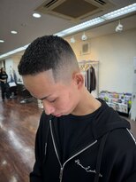 メンズ美容室 タカミ&nbsp;スキンフェード パンチパーマ 濡れパン アイロンパーマ