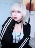 ホワイトカラー/ハイトーン/ウルフカット/髪質改善