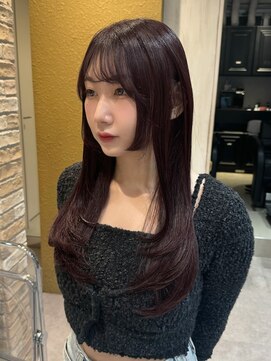 ゼスト 三鷹店(ZEST) ボルドーカラー!姫カット×レイヤーカット 三鷹 吉祥寺 あ