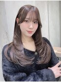 メルティカラーフェミニンロング似合わせカットレイヤーカット