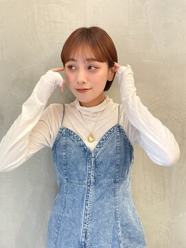 ロンドフルール 大宮東口(Lond fleur) ミニウルフレイヤーカット顔周りカット前髪カットショート/大宮