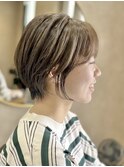ゆったり丸み/ショートボブ