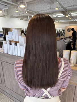 ルチア パリ(Luccica PARIS) 【Luccica Paris takako】髪質改善ストレート×ベージュカラー