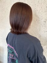 プリモ ココ 鍋島店(Primo coco.)&nbsp;外ハネボブ くびれヘア 透明感カラー アッシュベージュ 艶髪